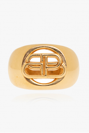 BALENCIAGA MULTIRINGS RING ユニセックス Buy Balenciaga Silver x Adidas Trefoil Signet Ring in